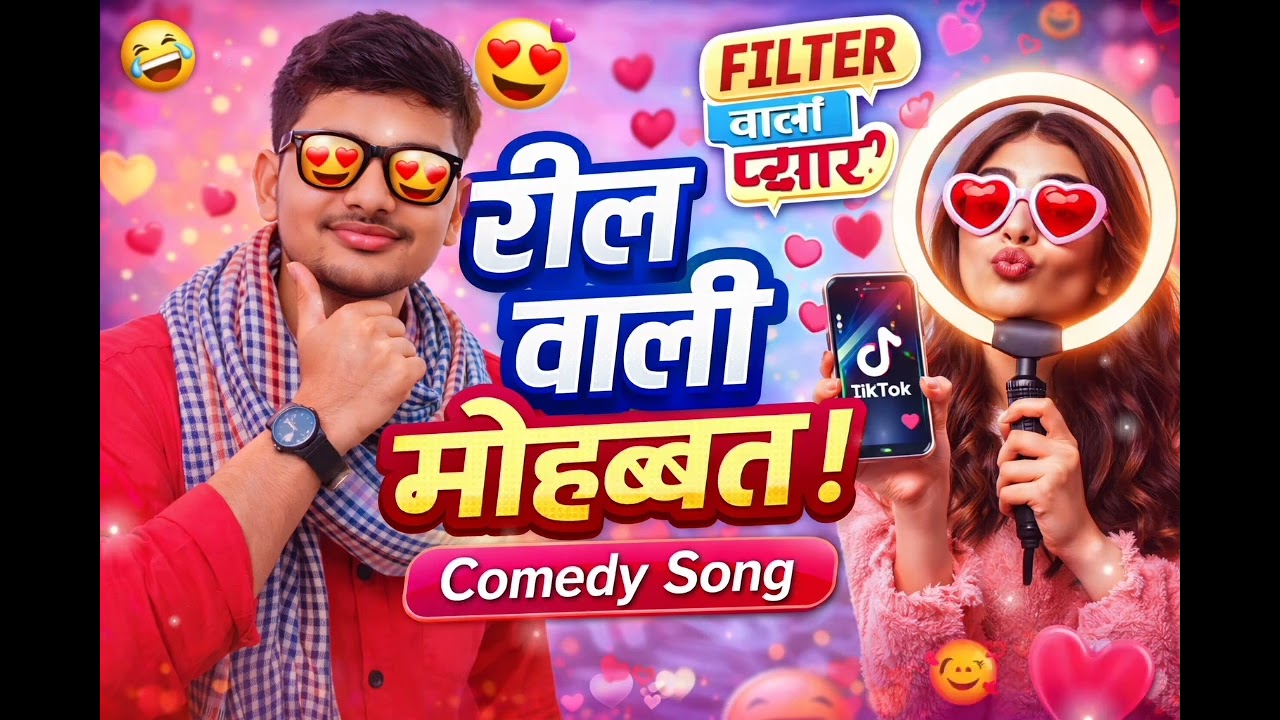 रील वाली मोहब्बत 😂 | Comedy Song 2025 | Instagram Reels Love Parody | Funny Song