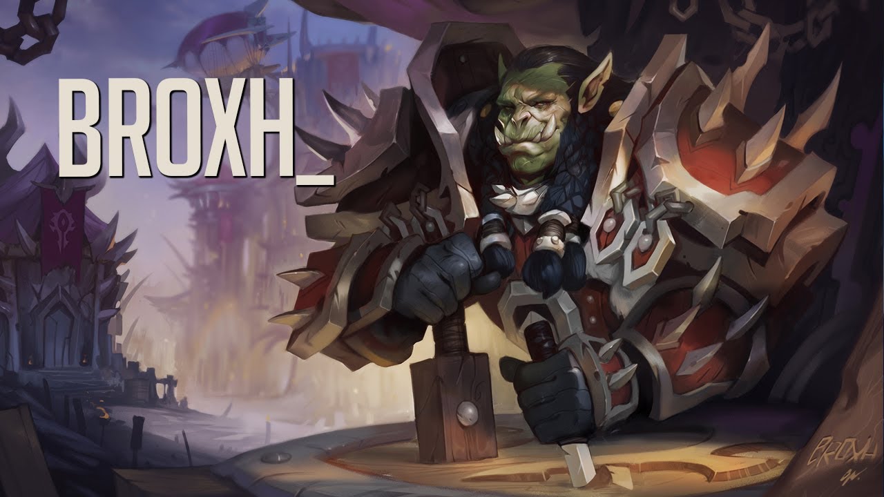 Broxh_ - FULL Painting with Commentary for his World of Warcraft Orc. Lok'tar!