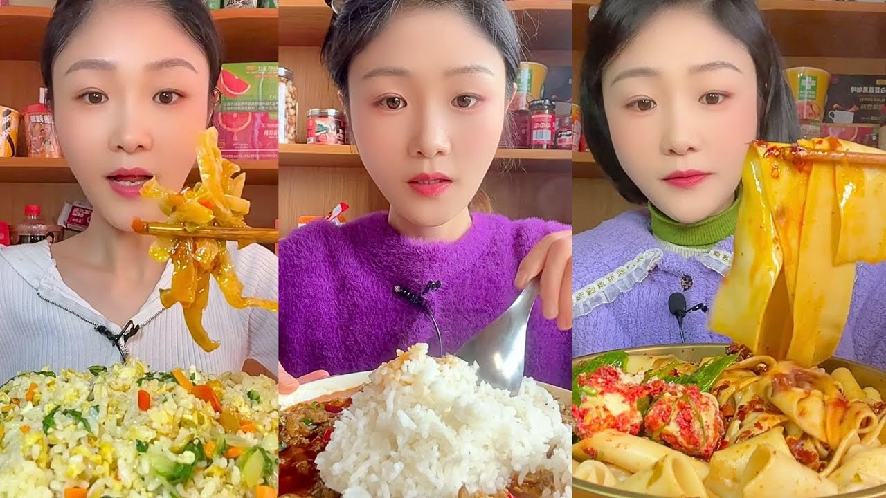 1 Hour ASMR Mukbang | Satisfying Eating Sounds for Sleep, Relaxation & Study #1028
