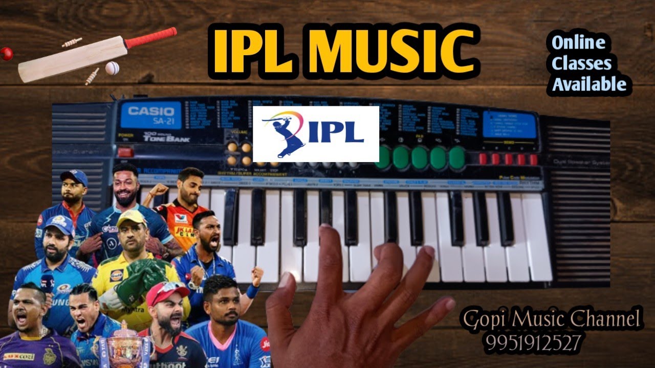 IPL Music Keyboard Tutorial | 9951912527 | Gopi Music Channel |