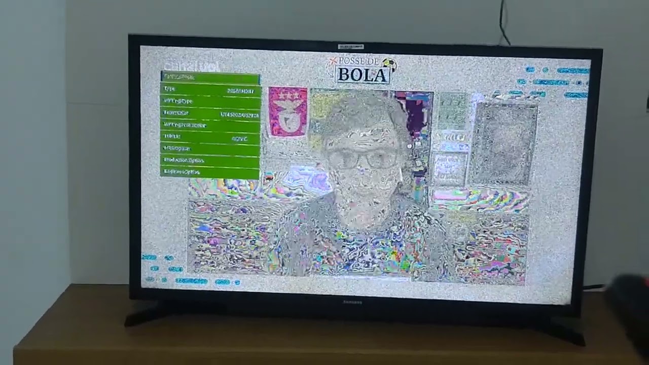 TV SAMSUNG imagem borrada negativada (Geda) suja descolorida. Como consertar tv Samsung defeito.#*@