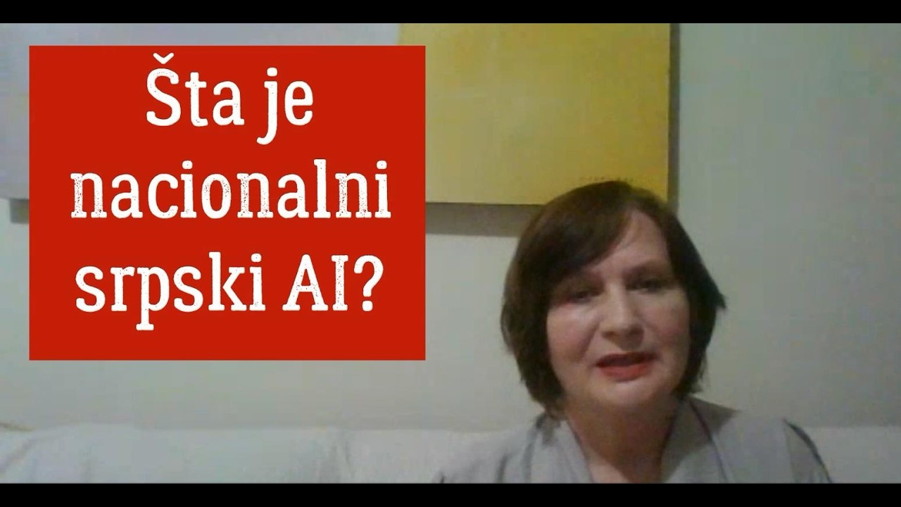 Šta je nacionalni srpski AI