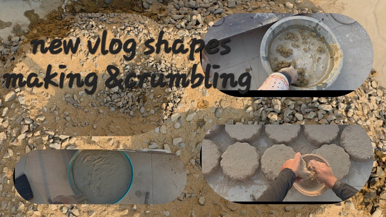 NEW TEXTURE MAKING GRITTY + FULL 😌SATISFYING CRUMBLING ASMR 