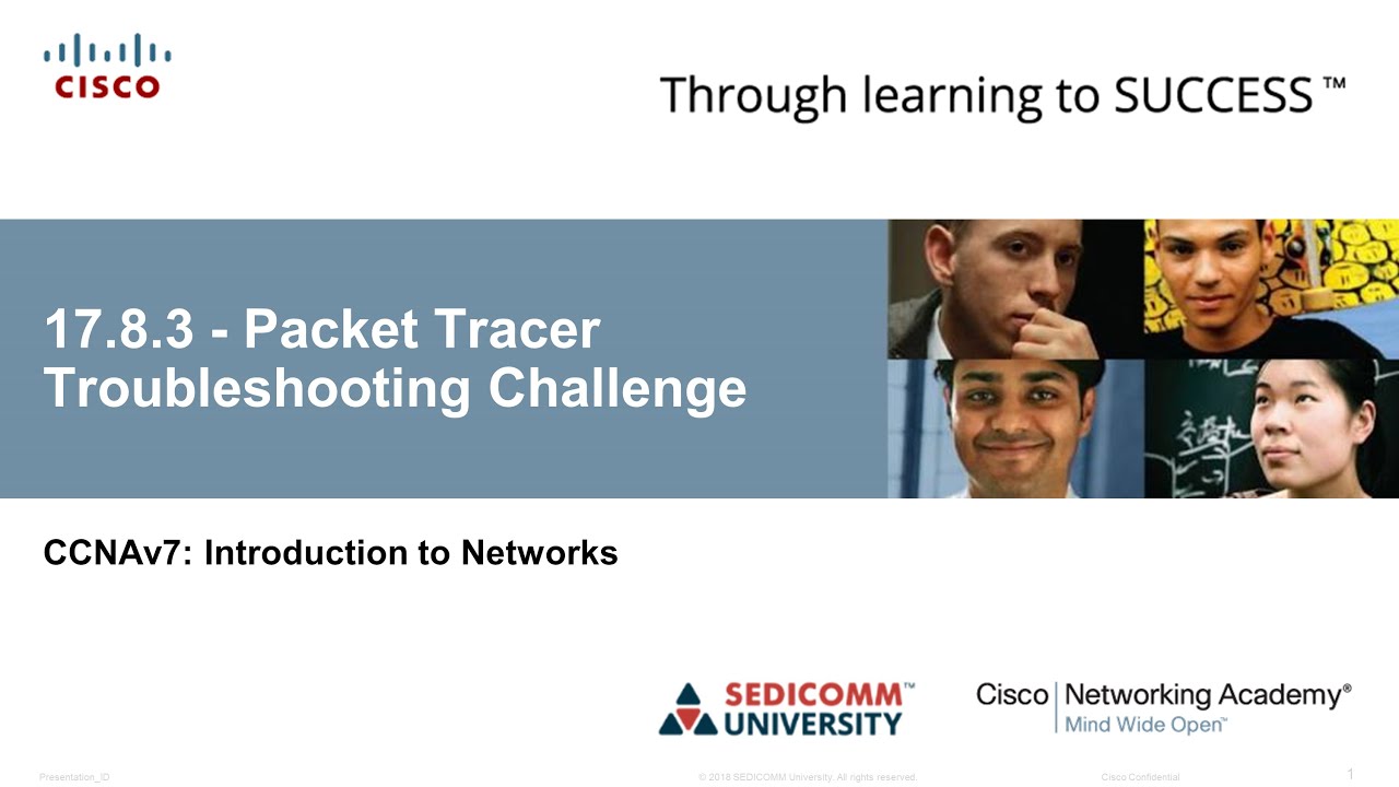 Курс Молодого Бойца Cisco Часть 1 2021 CCNA ITN 17.8.3 Cisco Packet Tracer Troubleshooting Challenge