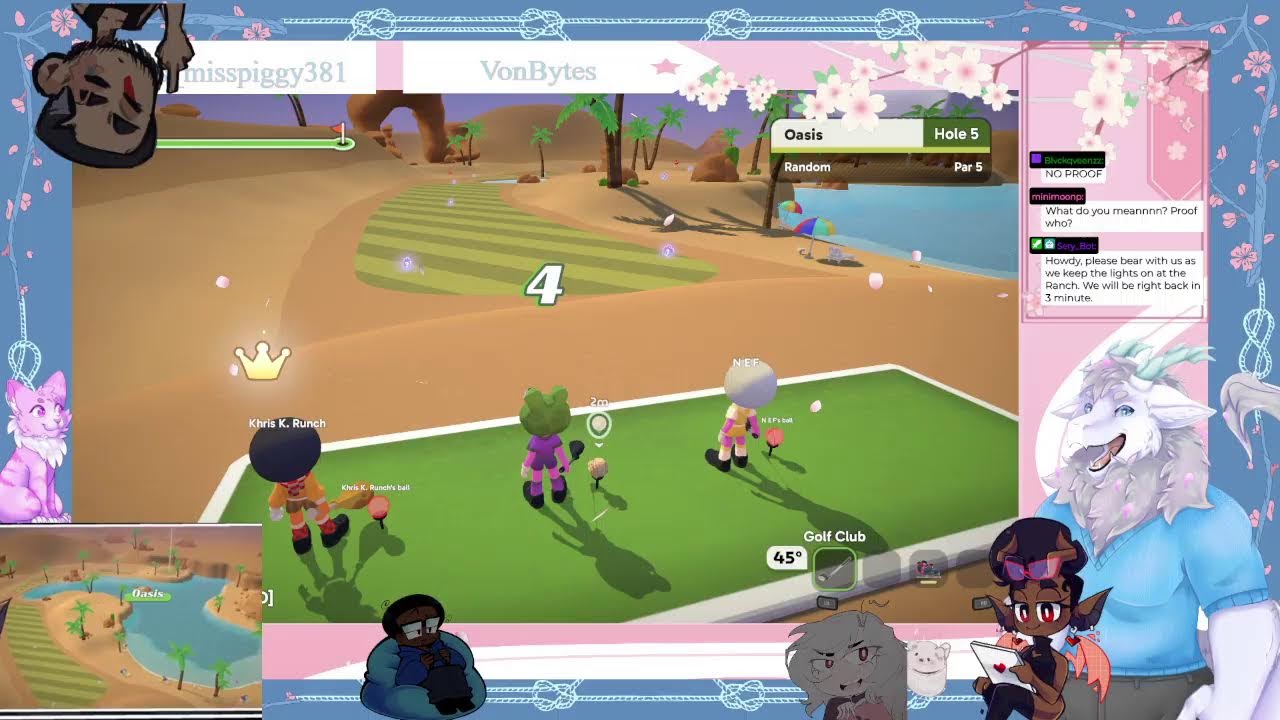 Mix up Monday | SUPER BATTLE GOLF | Dual Stream | Vtuber | Furry