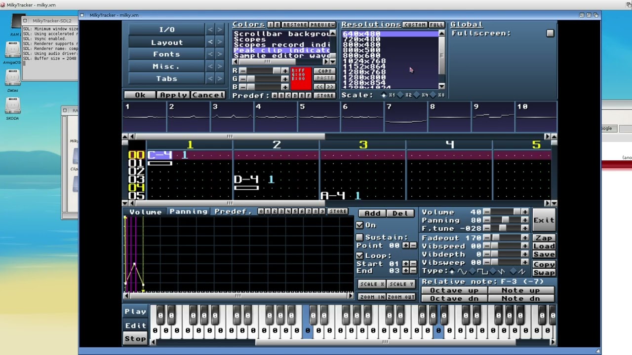 Milky Tracker v1.03 [Amiga] (2023) Milkytracker team {AmigaOne X5000}
