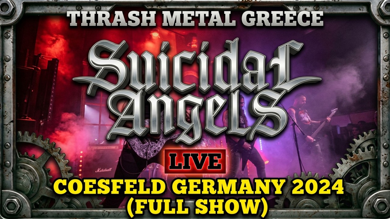SUICIDAL ANGELS - THRASH METAL GREECE - LIVE 23.03. 2024 - COESFELD GERMANY (full Show)