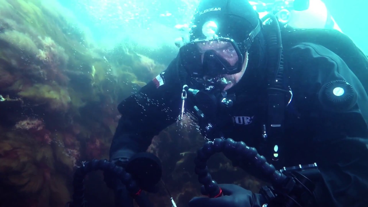 Scuba diving, Sweden. Silvergrottan, Kullaberg May 13th 2018