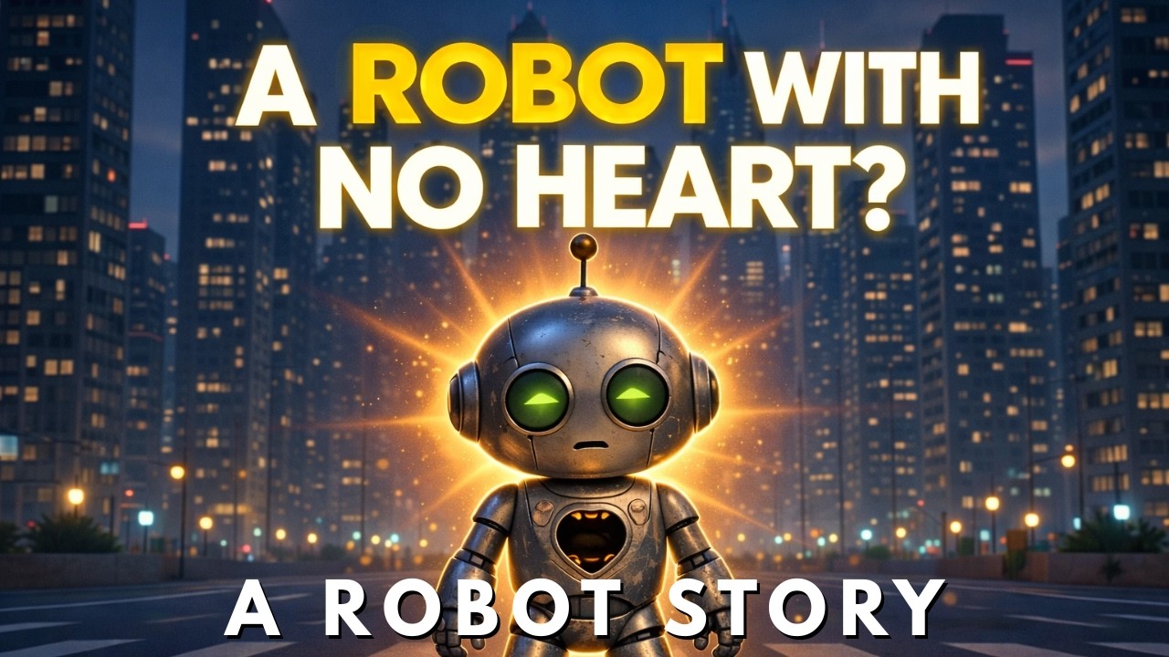 The #Robot Who Wanted a Heart |  Animated Bedtime Story for Kids | Robot #AI Story