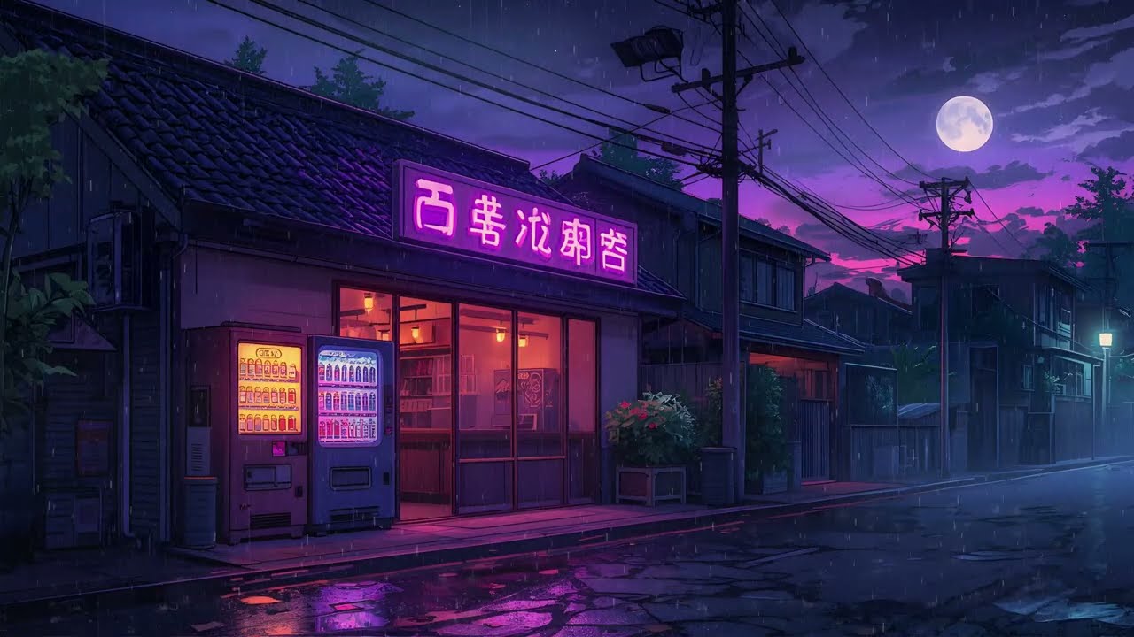 2AM Tokyo Rain 🌧️ Lofi Beats to Stay Focused All Night
