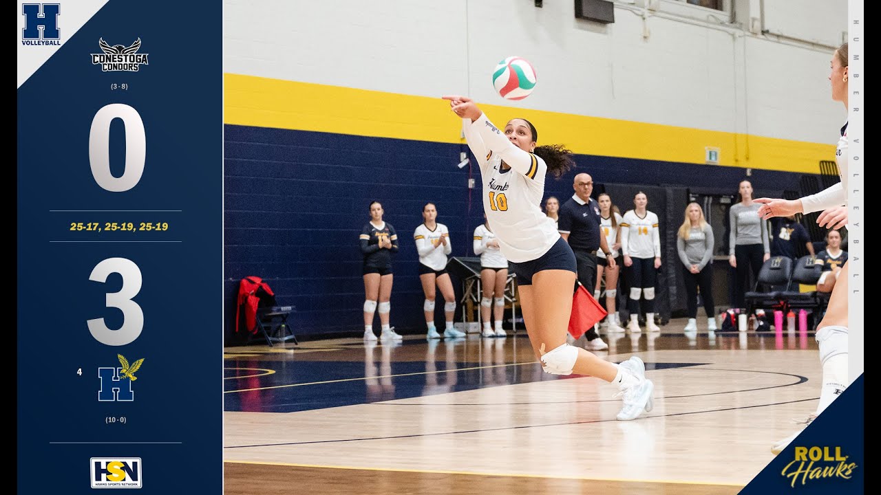 No. 4 Humber Women's Volleyball vs. Conestoga