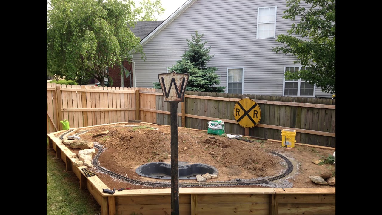 Garden railroad construction