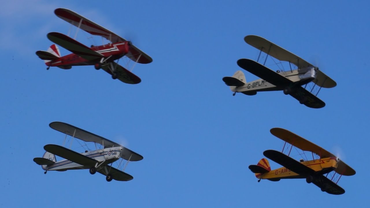 Stampe Display Team at Old Warden 6th September 2020