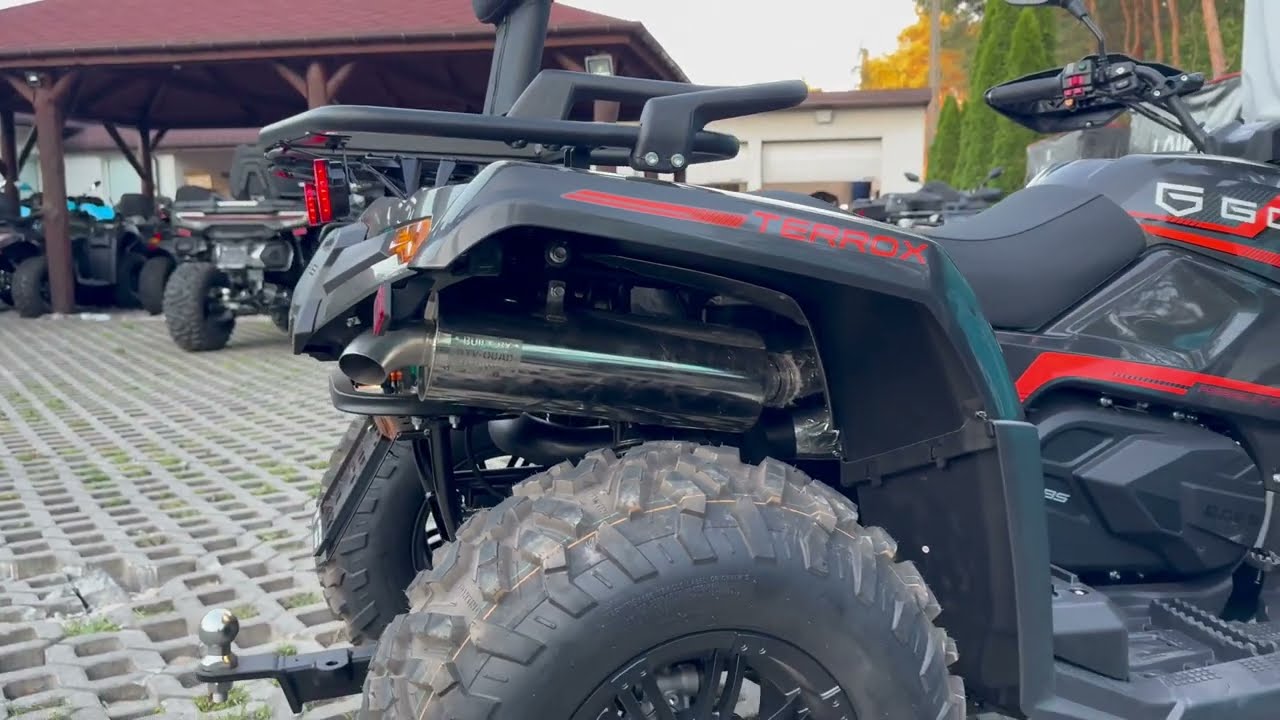 Wydech GOES 400 & 500 Terrox nierdzewny układ Kwas&oacute;wka tłumik Cfmoto 520