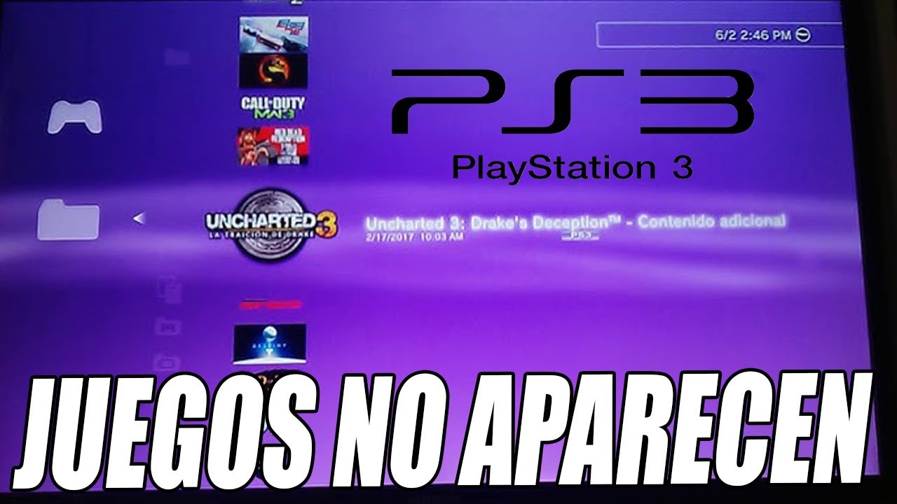 SOLUCION Ps3 Juegos NO Aparecen Instalados 2026