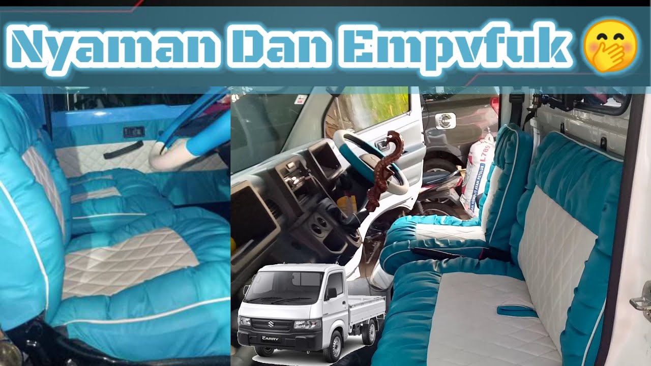 Modifikasi New Carry | Pasang Cover Jok Sofa 😱