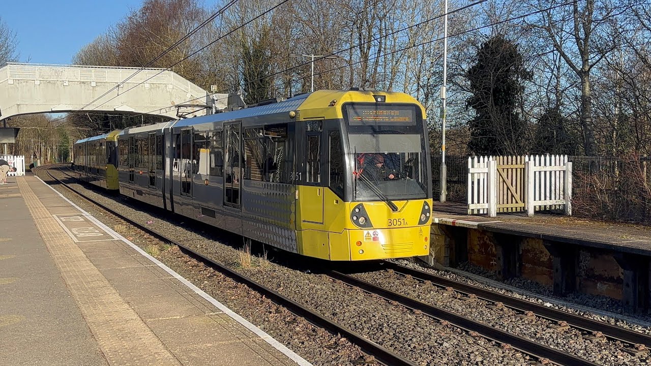 Tram-Spotting At Bowker Vale (15.3.25) | Manchester MetroLink