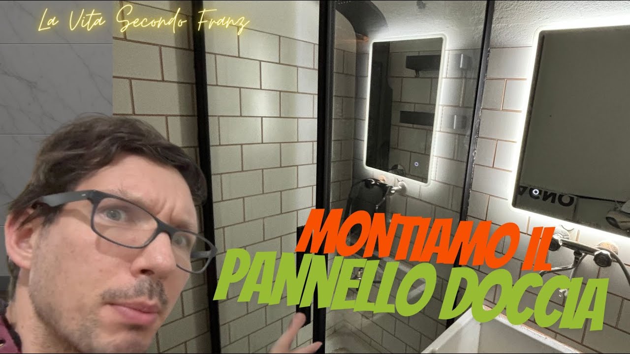 Monto una doccia in acciaio inox 🚿 | Pannello doccia con effetto pioggia e idromassaggio (Parte 1)