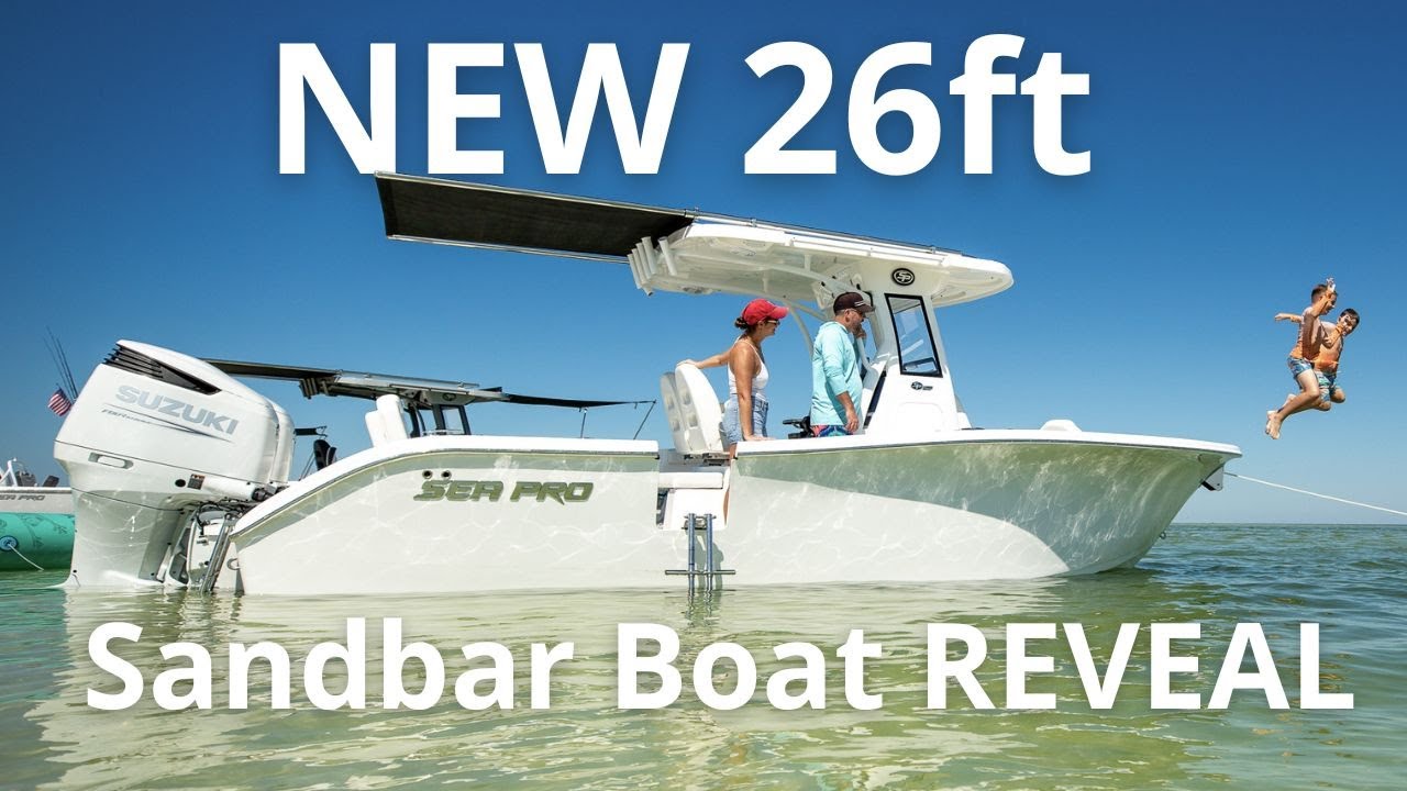 NEW 265FLX OFFSHORE SANDBAR BOAT, COMBINING THE BEST OF FISHABILITY AND FAMILY FUN