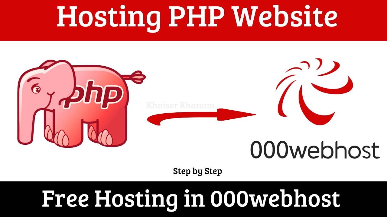 Hosting Dynamic PHP website in 000webhost for free.