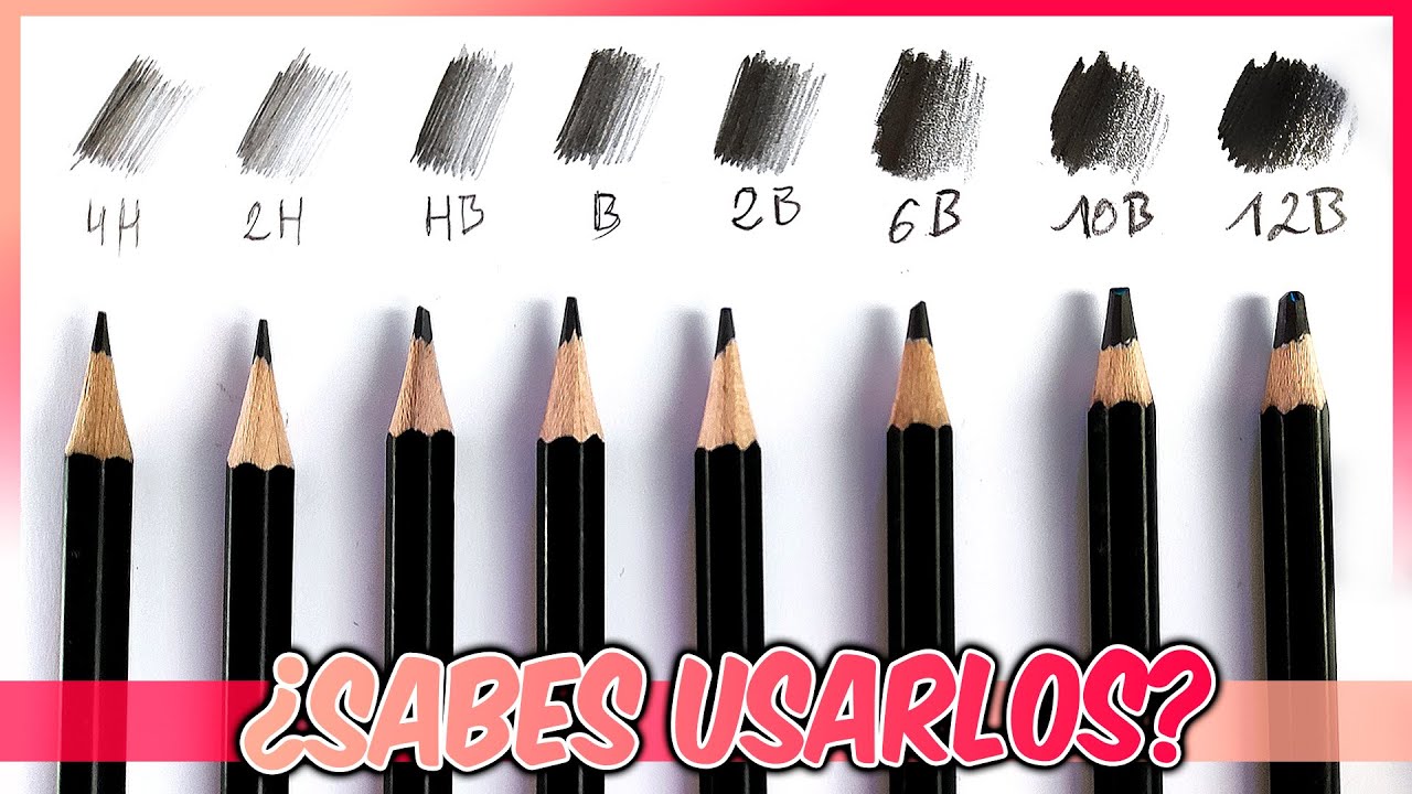 Como Usar los Lápices de Grafito H y B | Aprender a Usar los Lápices de Grafito