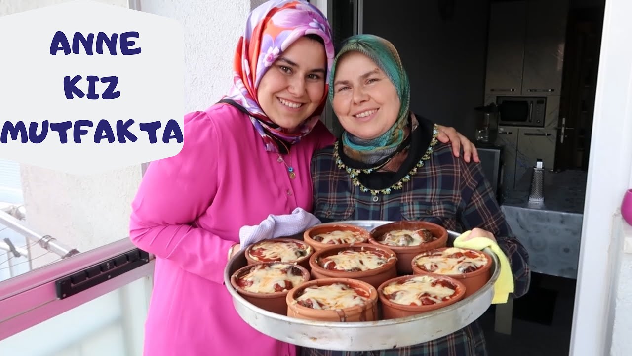 ANNE-KIZ MUTFAKTA | ÖNCE ALIŞVERİŞ SONRA DA ENFES YEMEKLER YAPTIK