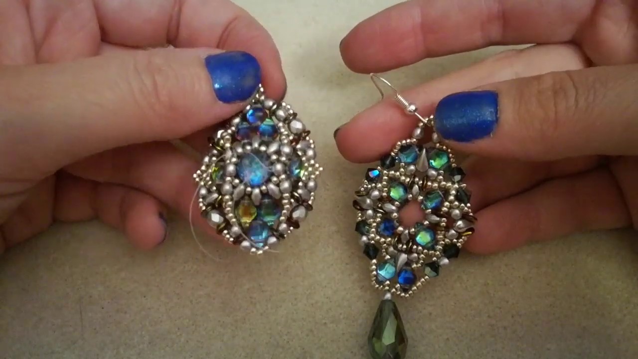 DIY Tutorial: orecchini Olimpia, con gemduo