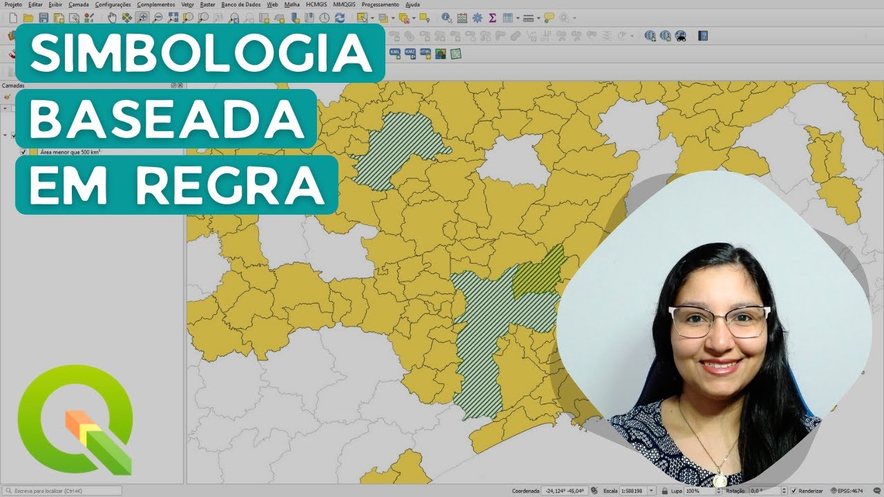 Simbologia baseada em regra do QGIS