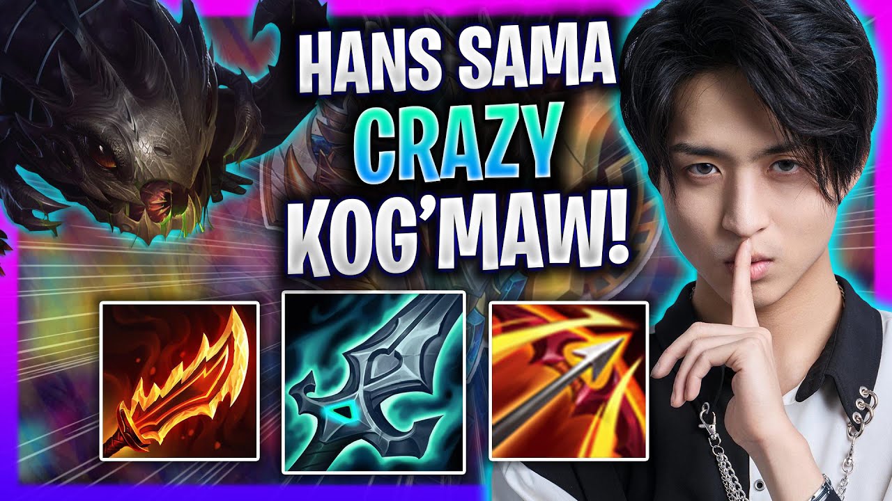 HANS SAMA IS CRAZY WITH KOG'MAW! - G2 Hans Sama Plays Kog'Maw ADC vs Jinx! | Season 2024