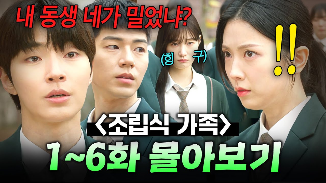 【1~6화 몰아보기🎬】 전교에서 왕따 당하는 세젤예 여동생?! 막내 괴롭히는 일진들 참교육하는 상위 0.001% 오빠들🔥🔥｜조립식 가족｜JTBC 240627 방송 외