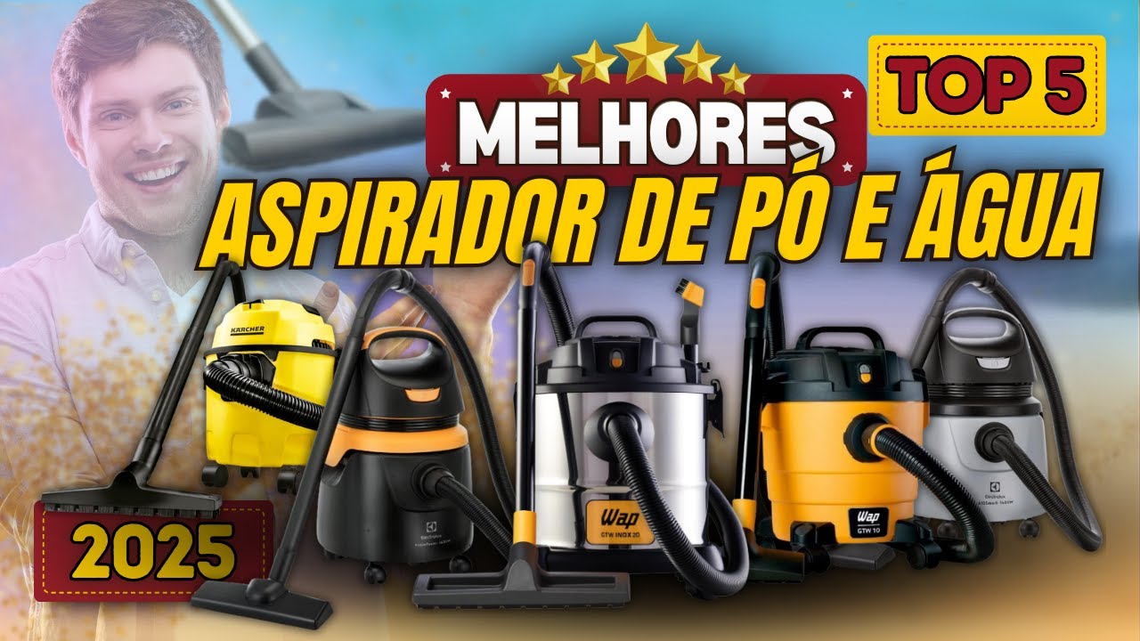 Quais os melhores ASPIRADORES DE PÓ E ÁGUA do Mercado? TOP 5 Melhores Aspiradores Pó e Água