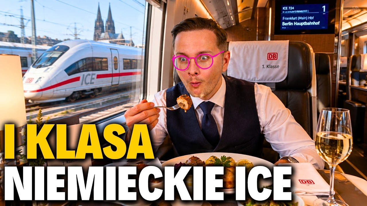 JAK WYGLĄDA NIEMIECKI WARS W 1-SZEJ KLASIE W POCIĄGU ICE - CO MOŻNA ZJEŚĆ, ZA ILE, ILE MAMY MIEJSCA?