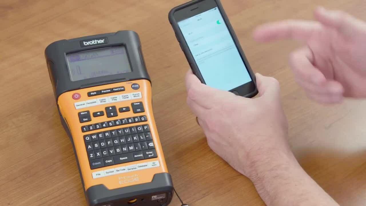 How to Connect EDGE Handheld Labeler to a Mobile Device