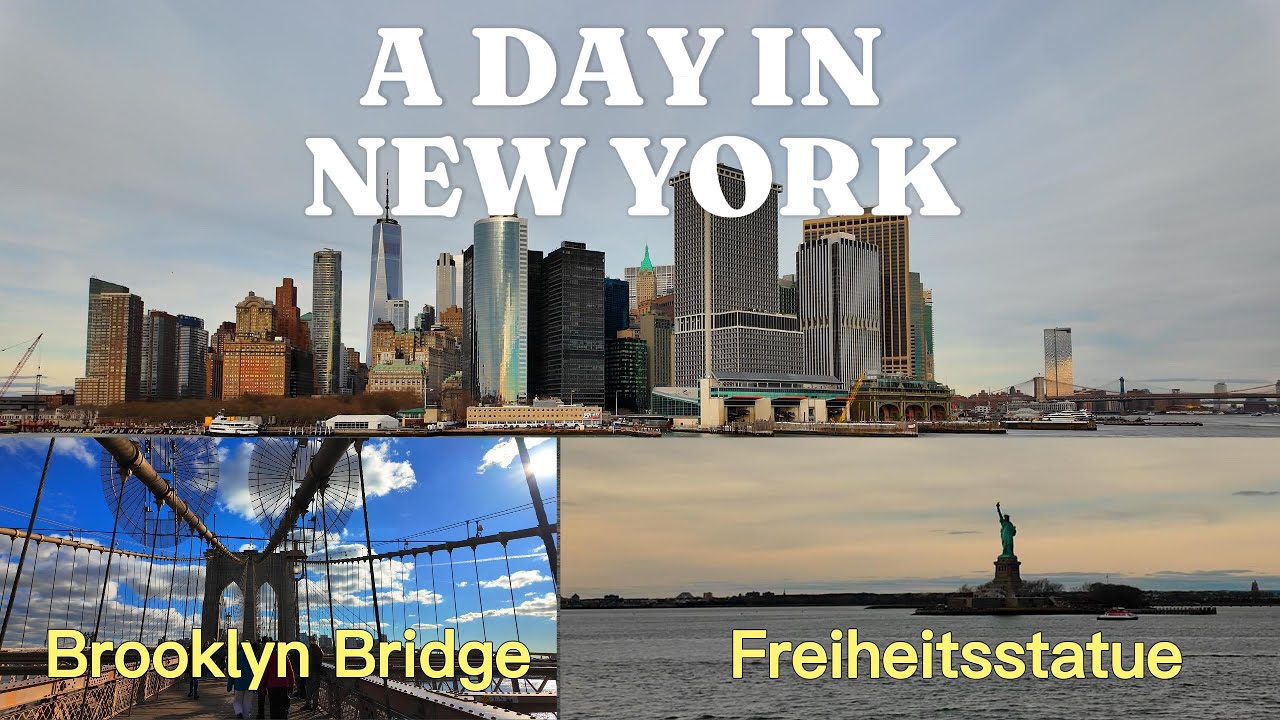 Under 6 Tag ✨New York VLOG / Brooklyn Bridge und die Bootstour zur Freiheitsstatur 🗽
