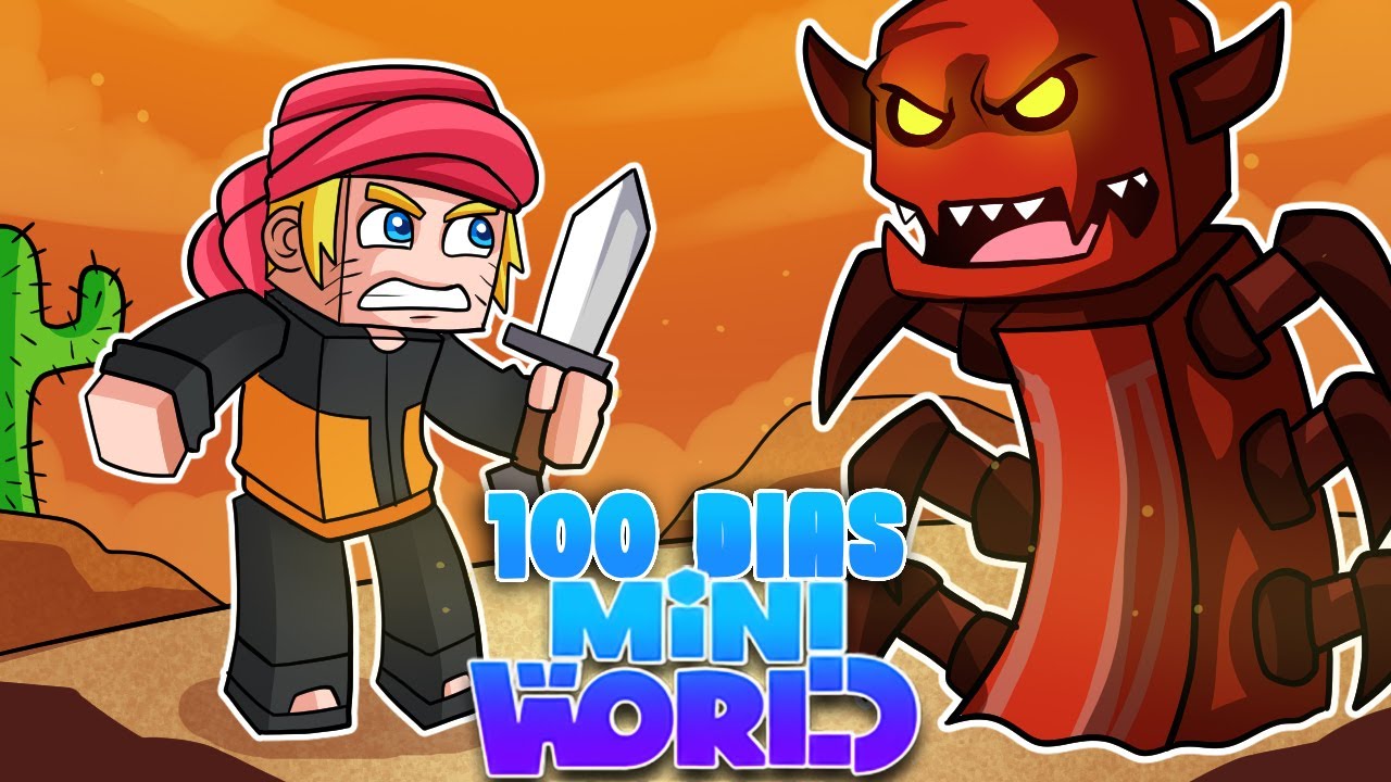 Sobreviví 100 días En Miniworld contra el Jefe Gusano... Esto fue lo que pasó