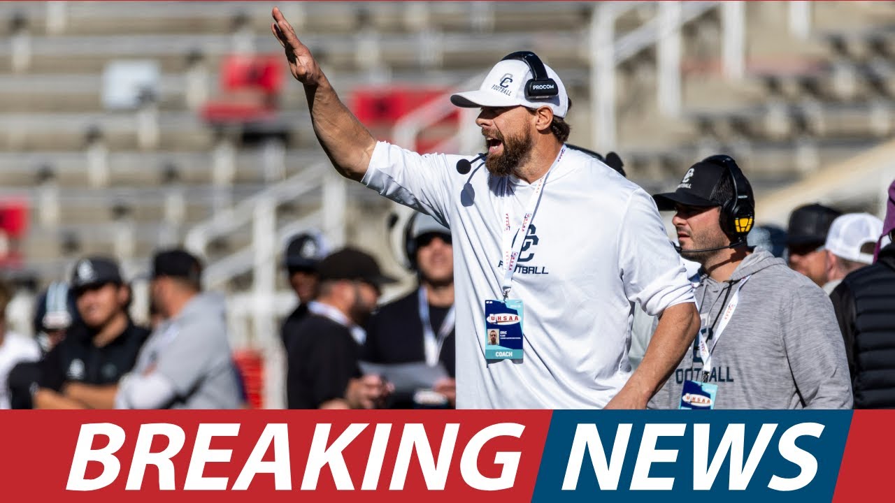 Corner Canyon Names NEW Head Football Coach  Casey Sutera Returns Home। USA NEWS TODAY