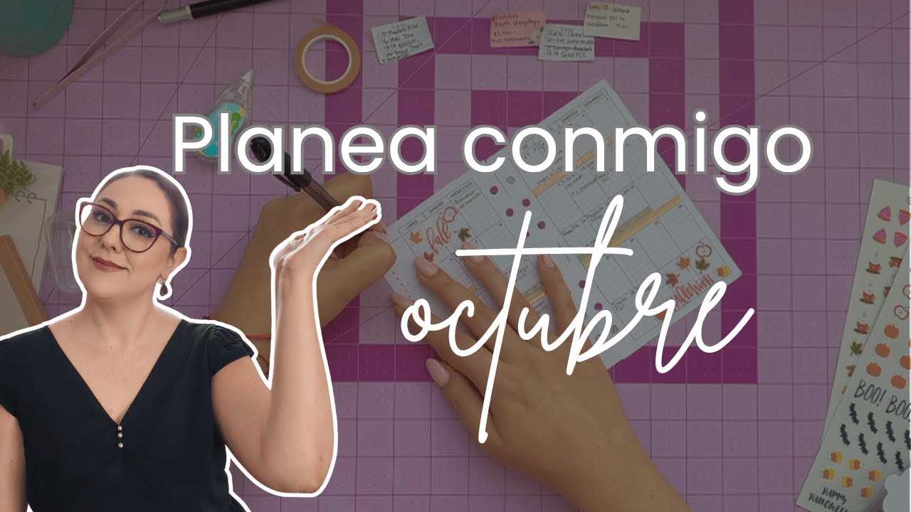 Planea OCTUBRE conmigo🧡 Como organizo mi mes