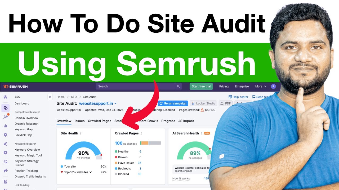 How To Do Site Audit Using Semrush