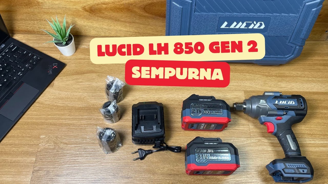 Unboxing Lucid LH-850 Gen 2. Impact Wrench terkuat di kelasnya yang selalu Goib.