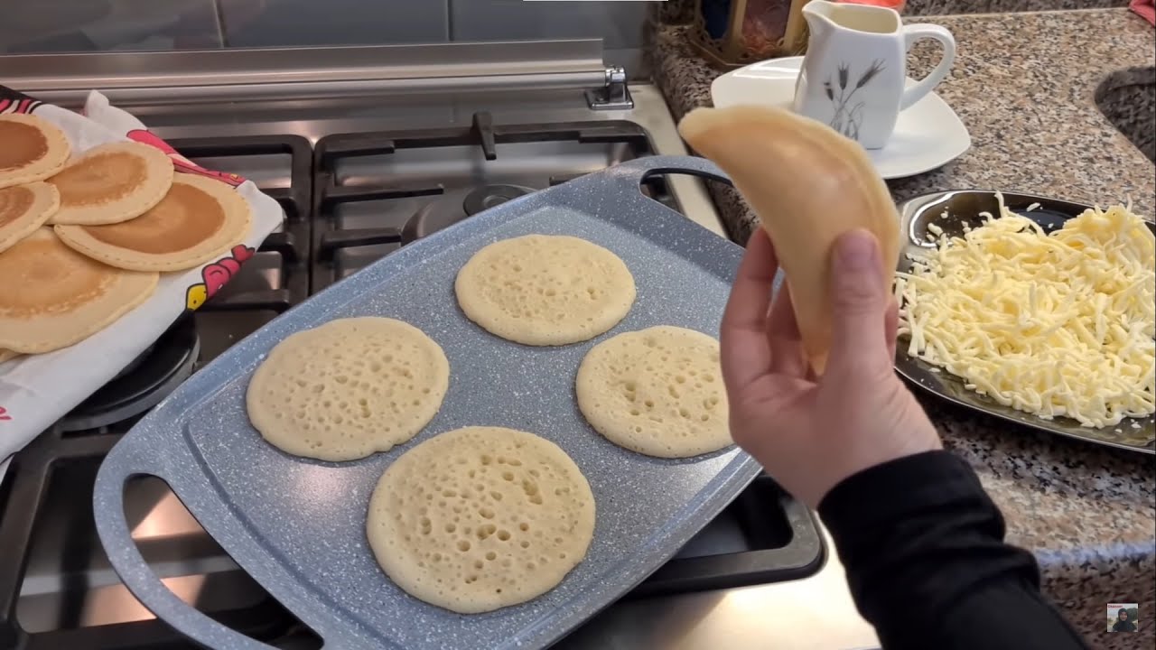 عجينة القطايف بدون حليب بدون خميرة بدون كربونة 🥞 عملوها بالبيت اليوم