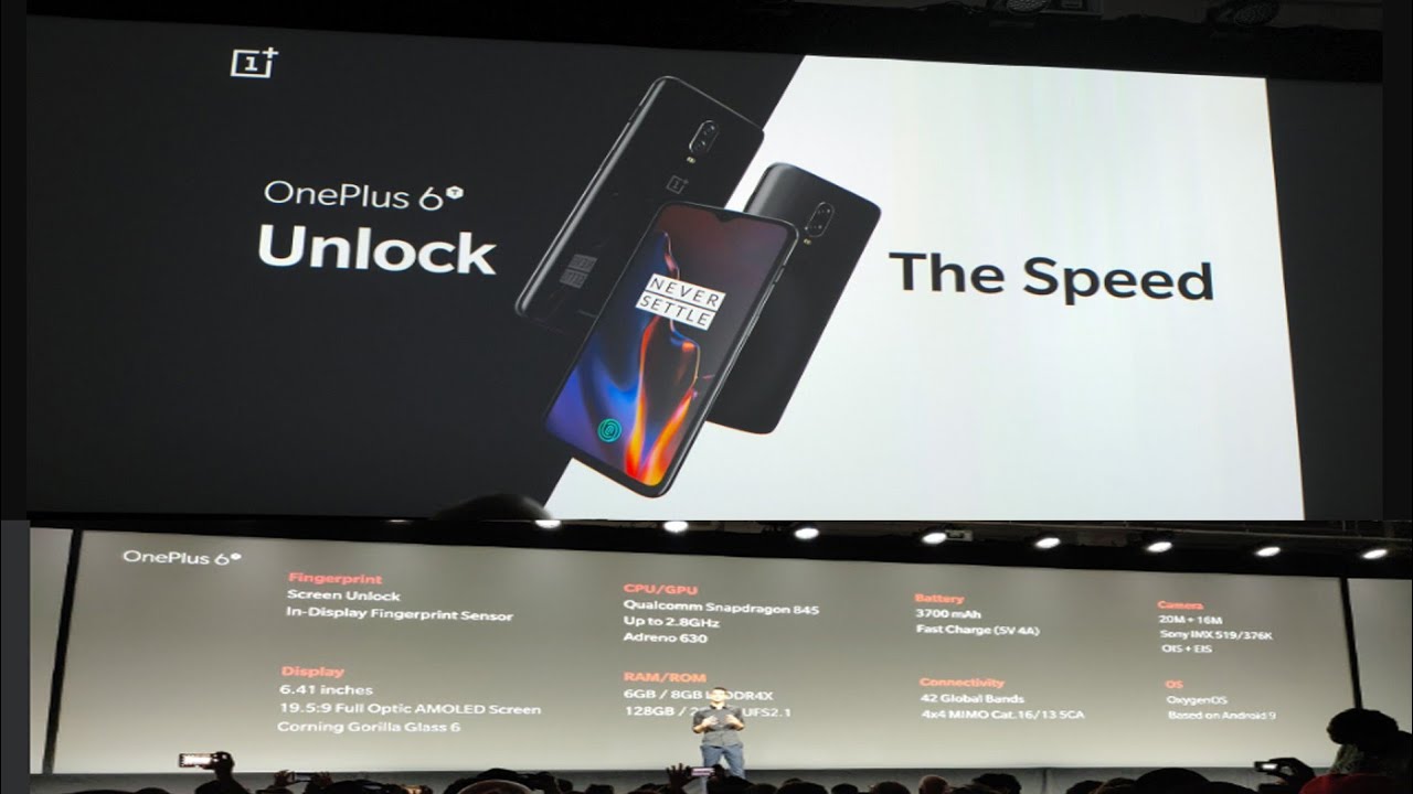 OnePlus 6T Launched in New York #UnlocktheSpeed