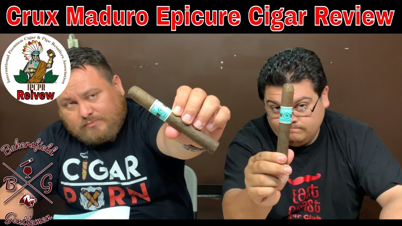 Crux Maduro Epicure Cigar Review from The Bakersfield Gentlemen