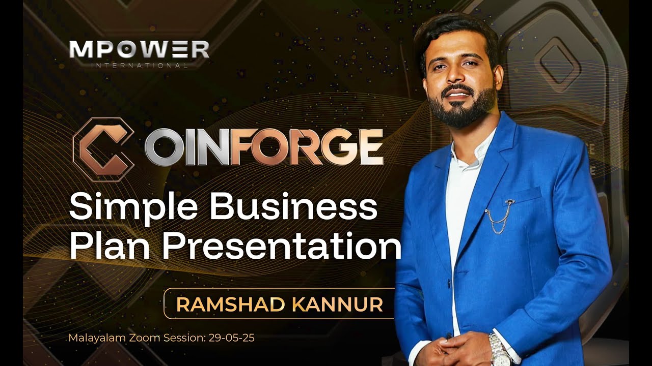 Coinforge Business Opportunity Presentation in Malayalam | by RAMSHAD KANNUR