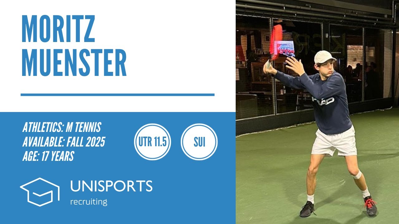 Moritz Muenster - College Tennis Recruiting Fall 2025