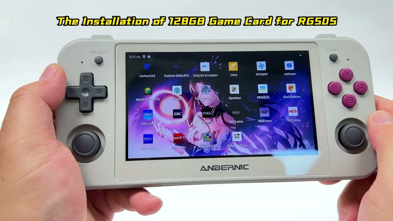 2、The Installation of 128GB Game Card for RG505