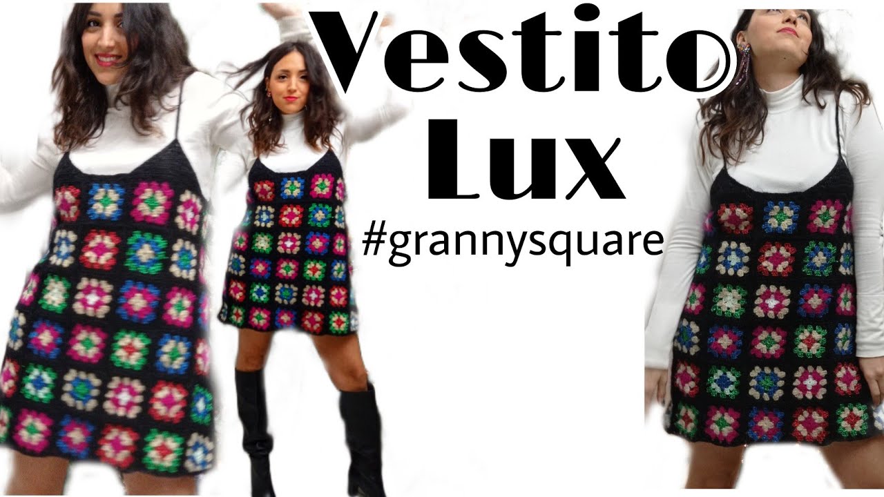 Vestito Lux con #grannysquare