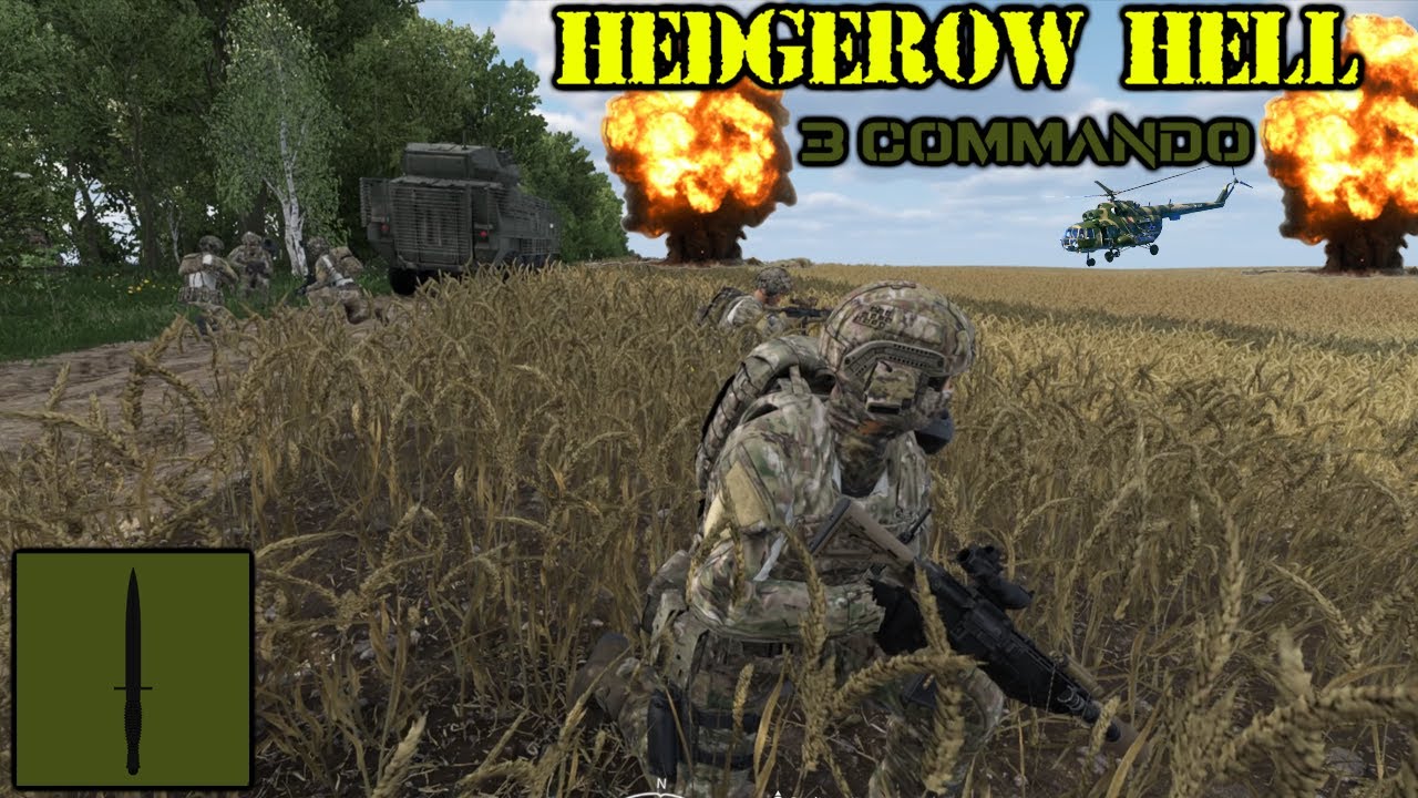 ARMA REFORGER - 3 COMMANDO HEDGEROW HELL (MILSIM)