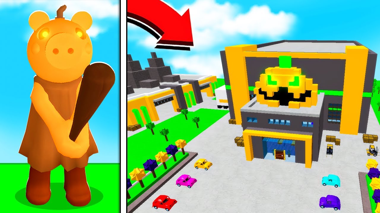ROBLOX PIGGY PUMPIGGY'S PUMPKIN FACTORY! (Piggy Build Mode)