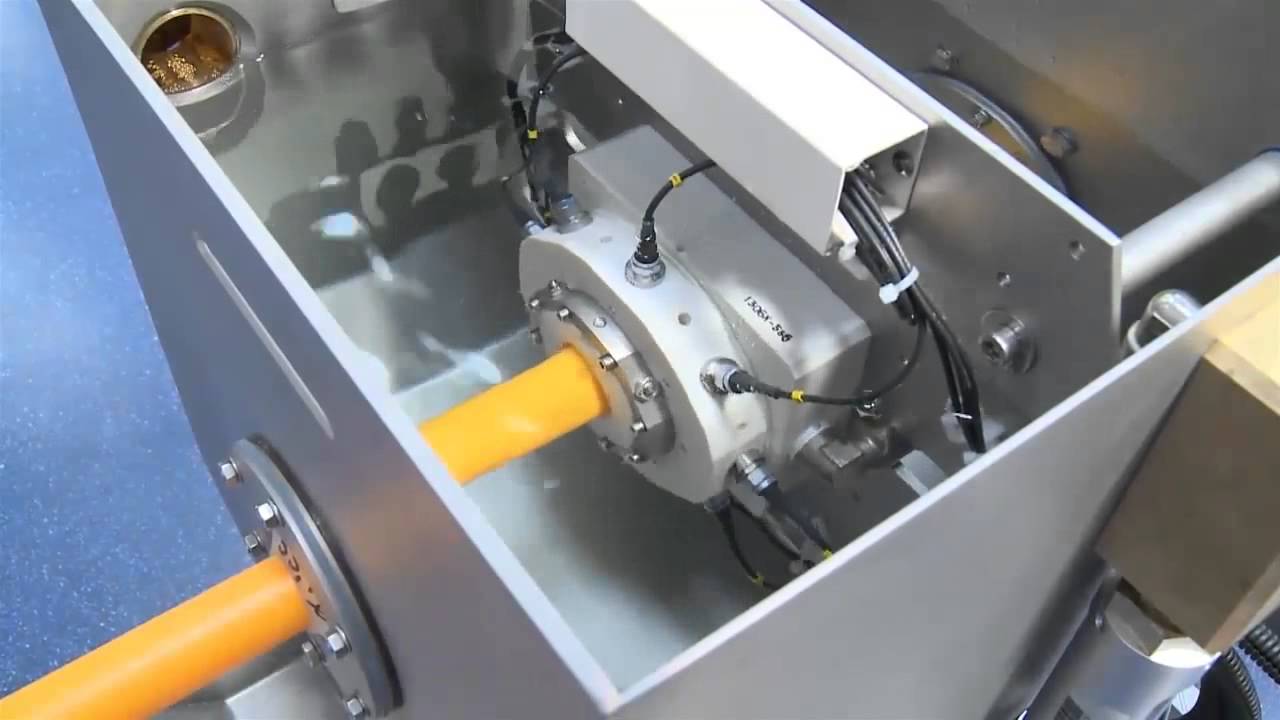 G-PAK45 High Output Groove Feed Single Screw Extrusion Line producing PE Pipe