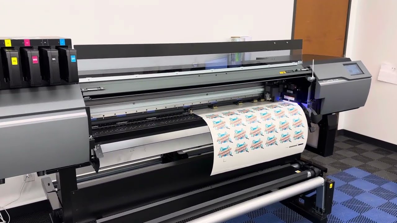 Roland LG Worlds First White-CMYK Conversion